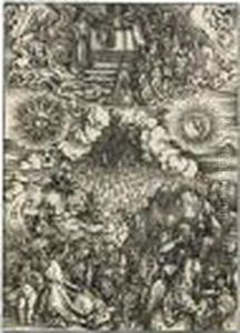The Opening Of The Fifth And Sixth Seals by Albrecht Durer