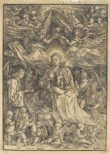 The Virgin Surrounded By Many Angels by Albrecht Durer