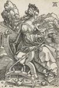 Saint
Catherine Reading