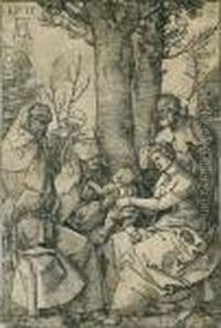 Die Hl. Familie Mit Joachim Und Anna