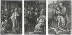 Christ Before Caiaphas by Albrecht Durer