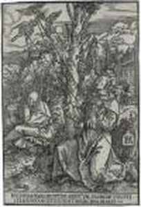 Saint Francis Receiving The Stigmata by Albrecht Durer