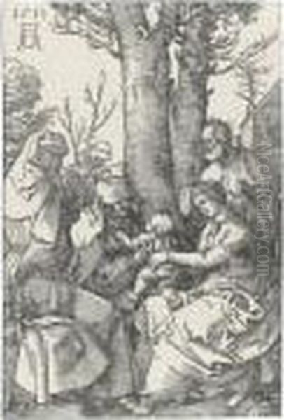 The Holy Family With Three Hares - view 1