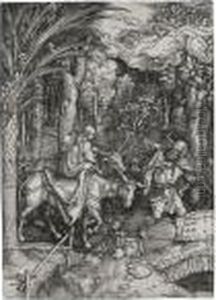 The Flight Into Egypt by Albrecht Durer