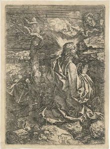 Christ On The Mount Of Olives.