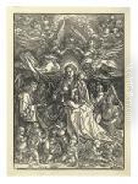 The Virgin Surrounded By Many Angels. - view 1