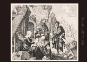 Adoration Of Magi by Albrecht Durer