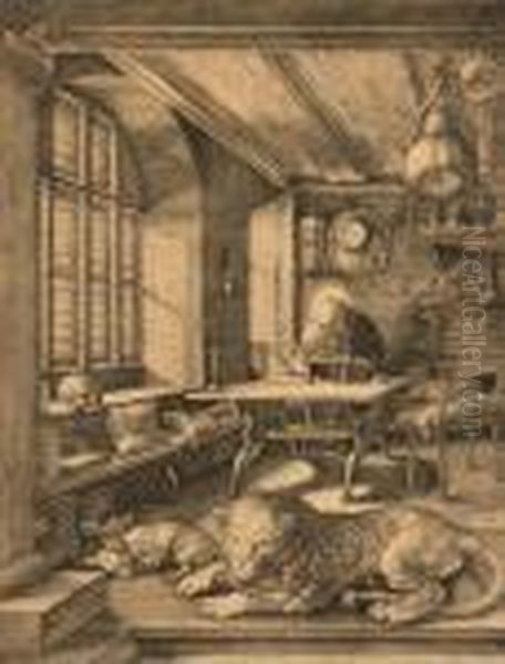 St. Jerome In His Study - view 1