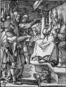 Christus Vor Kaiphas by Albrecht Durer