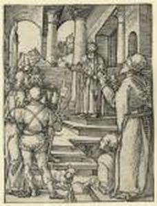 Christ Before Pilate by Albrecht Durer