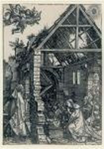 The Adoration Of The Shepherds by Albrecht Durer