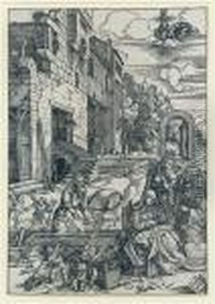 The Holy Family In Egypt - view 1