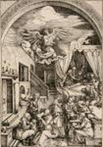 The Birth Of The Virgin by Albrecht Durer