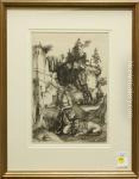 St. Jerome, Penitent In The Wilderness - view 1