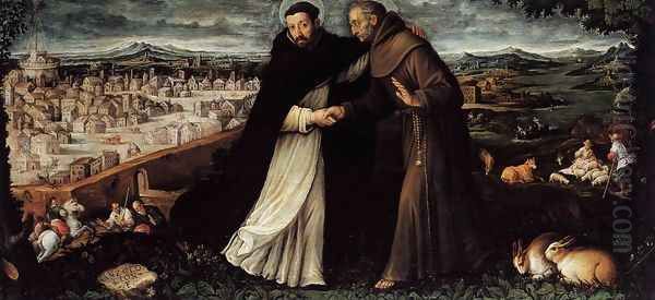 St Dominic and St Francis - view 1