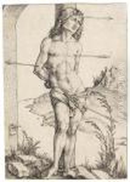 Der Heilige Sebastian An Der Saule - view 1