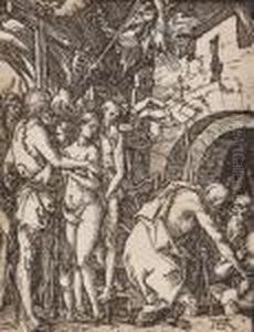 Die Hollenfahrt by Albrecht Durer