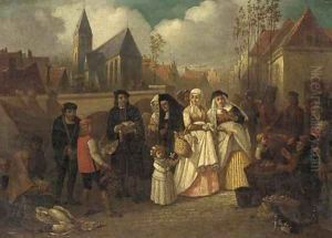 Going to market by Jozef Lies