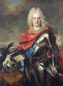 Crown Prince Frederick Augustus of Saxony 1670-1733 by Nicolas de Largilliere