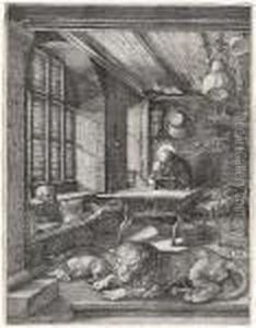 St. Jerome In His Study by Albrecht Durer