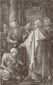 Petrus Und Johannes Heilen Den Lahmen