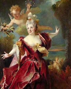Mademoiselle Duclos in the role of Ariane in the Play