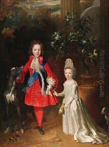 Prince James Francis Edward Stuart and Princess Maria Theresa Stuart