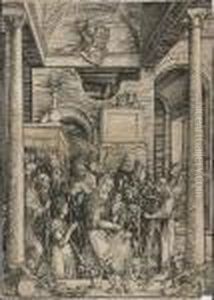 Adorazione Della Vergine by Albrecht Durer