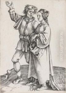 Le Paysan Et Sa Femme by Albrecht Durer