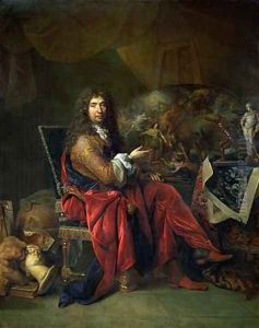 Portrait of Charles Le Brun 1619-90 by Nicolas de Largilliere