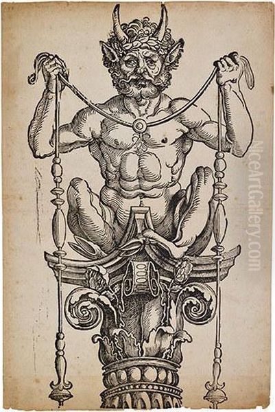 The Large Column (satyr) - view 1