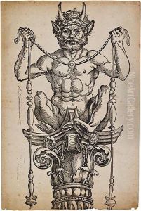 The Large Column (satyr) by Albrecht Durer