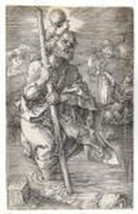 St. Christophorus, Nach Rechts Schauend