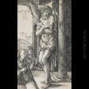 The Man Of Sorrows Standing By A Column (from The Engravedpassion), 1509 [b. 3] by Albrecht Durer
