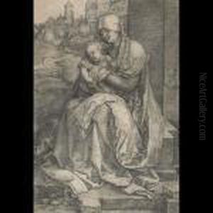The Virgin And Child Seated By The Wall, [b. 40]