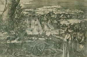 Durer Lanscape Withcannon by Albrecht Durer