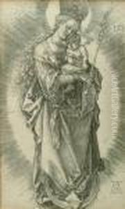 The Virgin On Acresent With A Crown Of Stars And A Sceptre