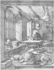 Hieronymus Im Gehause. by Albrecht Durer