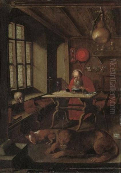 Saint Jerome In His Study - view 1