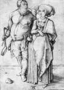 Der Koch Und Sein Weib by Albrecht Durer