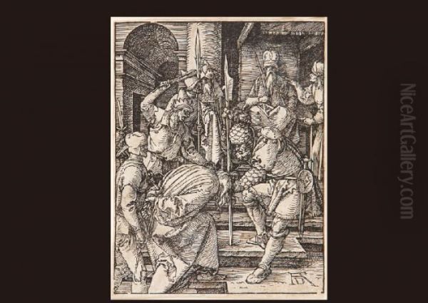 Christ Before Annas From Small Passion - view 1