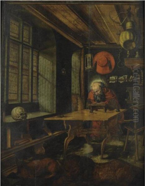 Saint Jerome In His Study - view 1