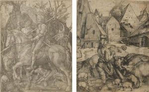 Le Chevalier, La Mort Et Le Diable by Albrecht Durer
