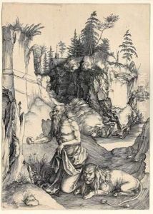 Saint Jerome Penitent. 1496 by Albrecht Durer