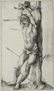 St. Sebastian Bound To The Tree