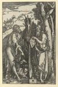 Giovanni Battista E Sant'onofrio by Albrecht Durer