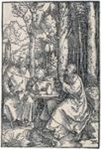 I Santi Eremiti Antonio E Paolo by Albrecht Durer