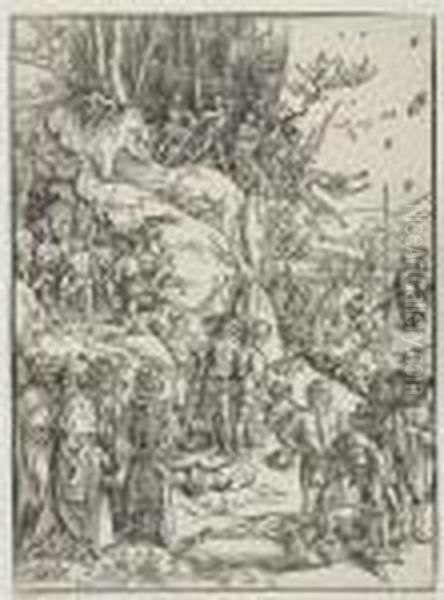 Martyrdom Of The Ten Thousand (bartsch 117; Meder, Hollstein 218) - view 1