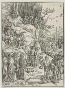 Martyrdom Of The Ten Thousand (bartsch 117; Meder, Hollstein 218)