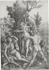 Hercules (b. 73; M., Holl. 63) by Albrecht Durer